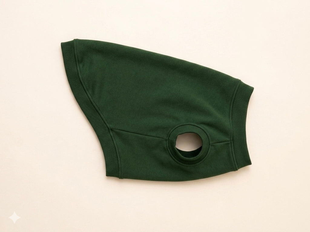 The Cozy Dackel Crewneck in Forest